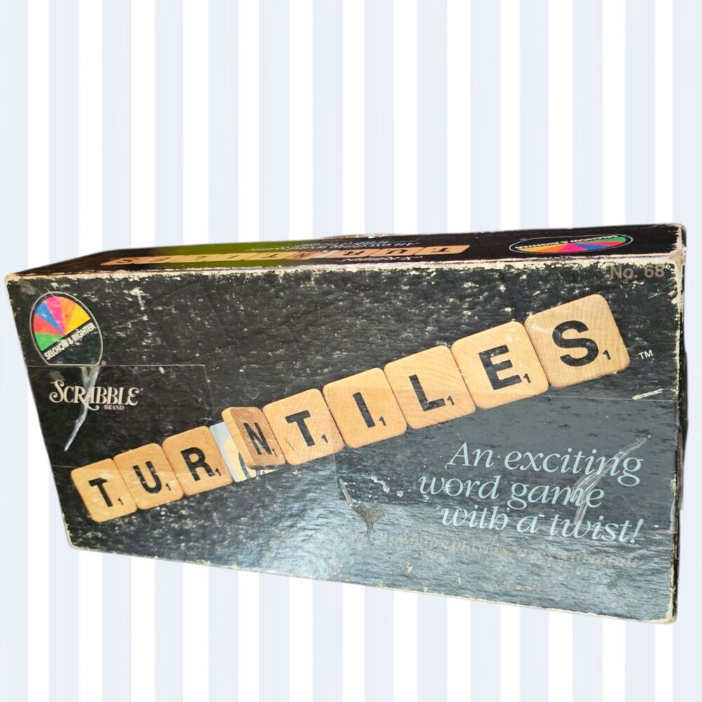 Vtg Turntiles Scrabble game